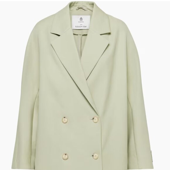 SOLD - Aritzia Slouch Coat - Brand New Tag On- Handcrafted with Italian twill - Picture 3 of 6